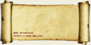 Kristina Roglić vizit kartica